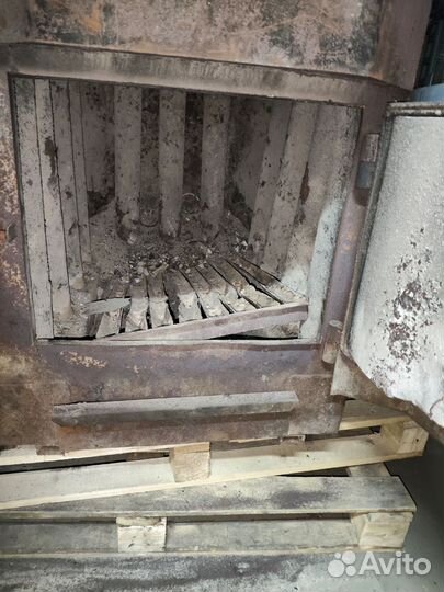 Печка буржуйка в гараж бу