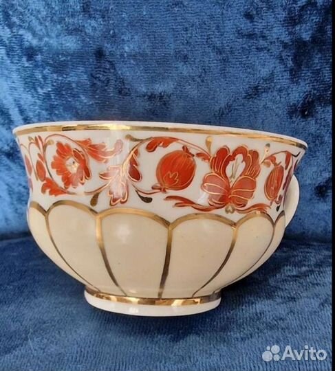 Чайная пара коллекционная.Кр.Фарфорист.50 е г.ссср