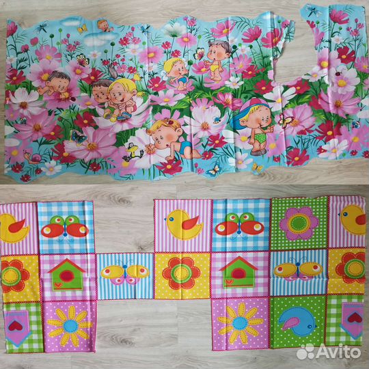 Ткань хлопок с детским рисунком
