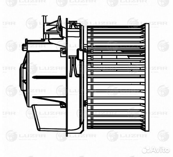 Вентилятор отопителя Luzar LFh 1420