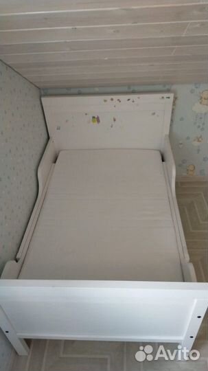 Детская кровать IKEA раздвижная сундвик