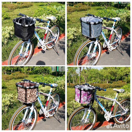 Сумка корзина на велосипед