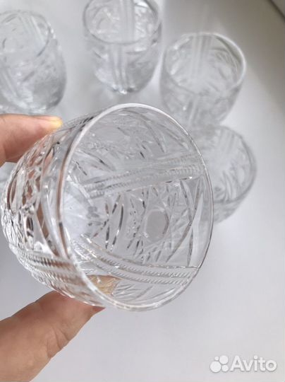 Стопка бочонок хрусталь СССР