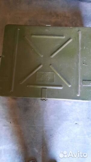 Ящик металлический военный