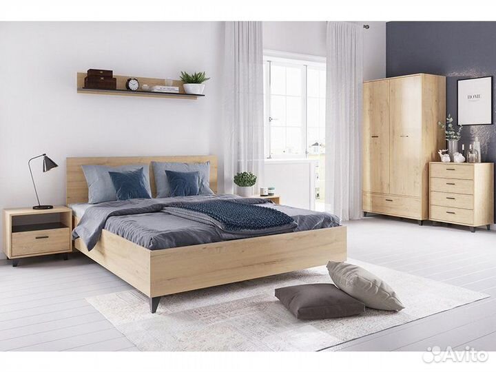 Тумба прикроватная Окленд Дуб Ирландский