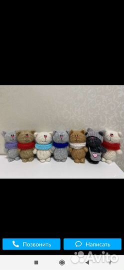 Вязаные игрушки ручной работы