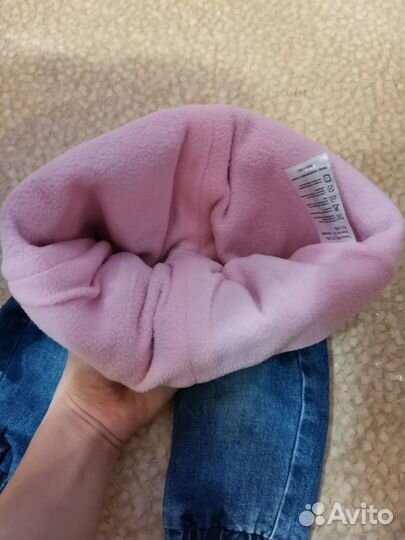 Джинсы на флисе детские