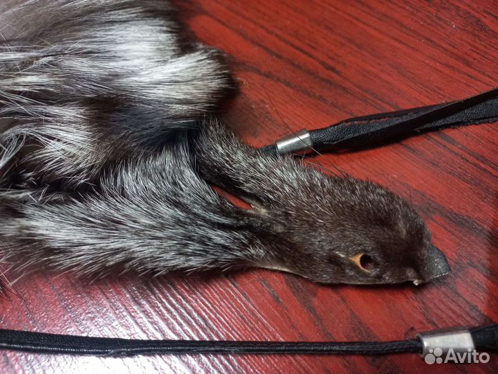 Жилетка из чернобурки натуральная