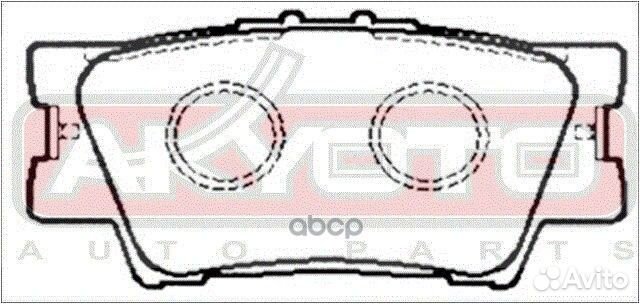 Колодки тормозные дисковые задние AKD-42060 akyoto