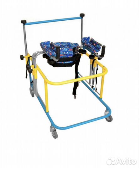 Ходунки-опора детей с дцп FS 966 LH 4 колеса