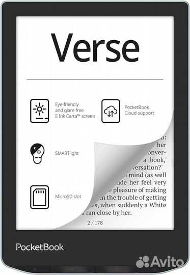 Электронная книга PocketBook 629 Verse Bright Blue