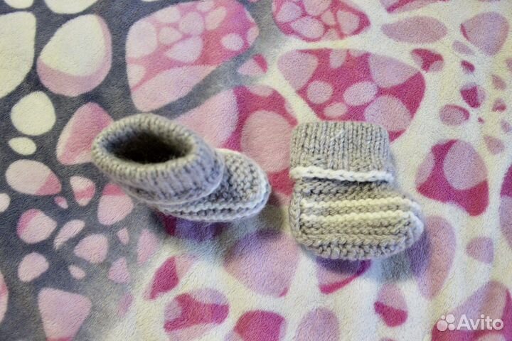 Пинетки теплые для малыша