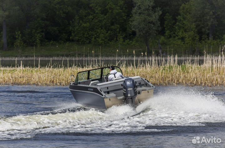 Волжанка 53 + Parsun F115 л/с, Новый, В Наличии