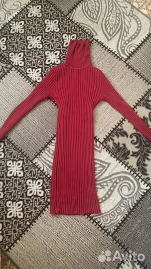 Платье вязаное женское