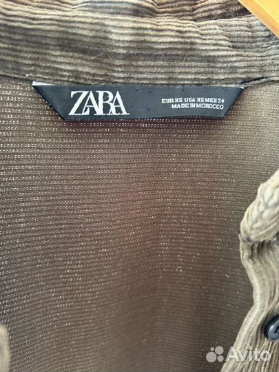 Рубашка женская вельветовая Zara