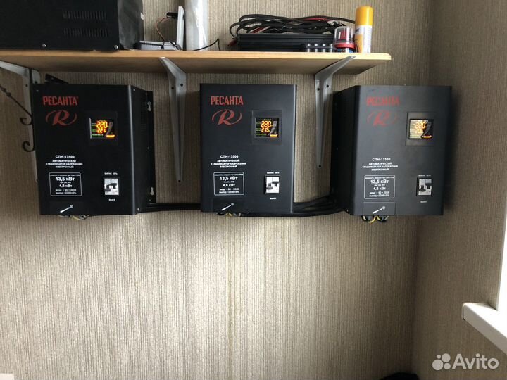Стабилизатор напряжения 13.5 квт ресанта 4шт