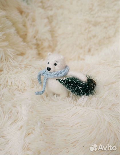 Мишка вязаный