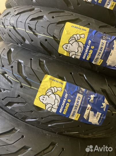Мотошины Michelin Road 6 120 70 180 55 17