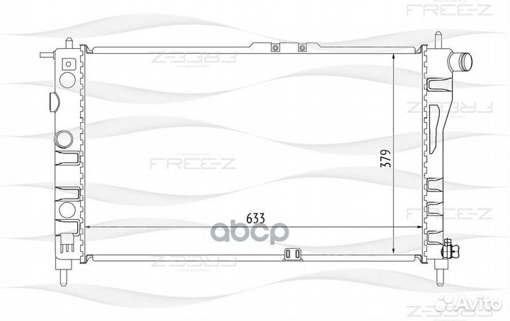 Радиатор KK0136 free-Z