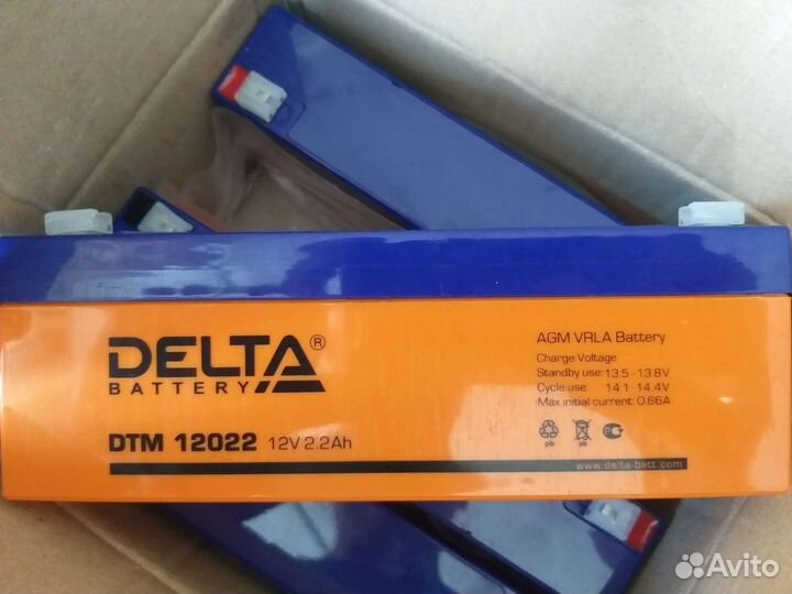 Акб delta 12v 2.2 Ач