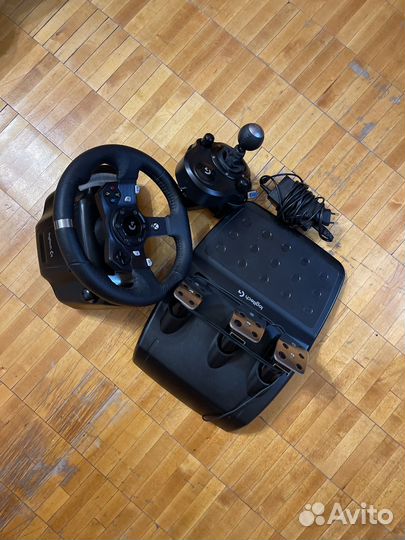 Logitech G920 с кпп отличный игровой руль