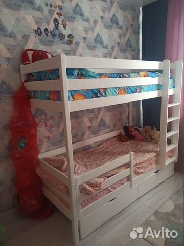 Детская кроватка из берёзы