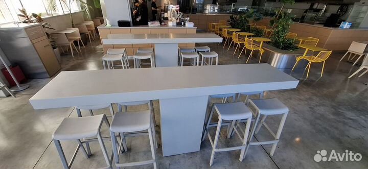 Столы для высокой посадки в ресторанах