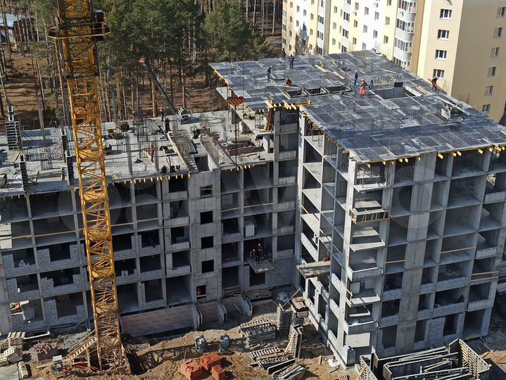 2-к. квартира, 56,6 м², 10/16 эт.