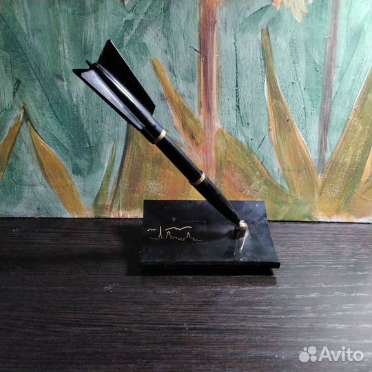 Ручка перьевая на подставке Союз Ленинград СССР