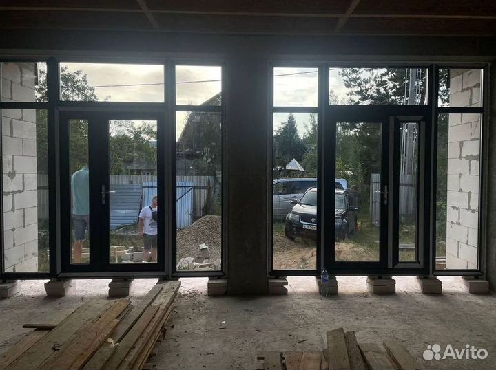 Окна под ключ пластиковые Rehau