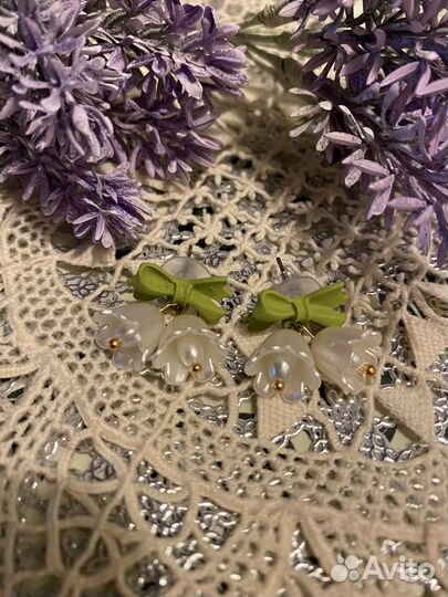 Серьги в стиле ретро