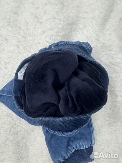 Джинсы Zara 2-3 года утепленные