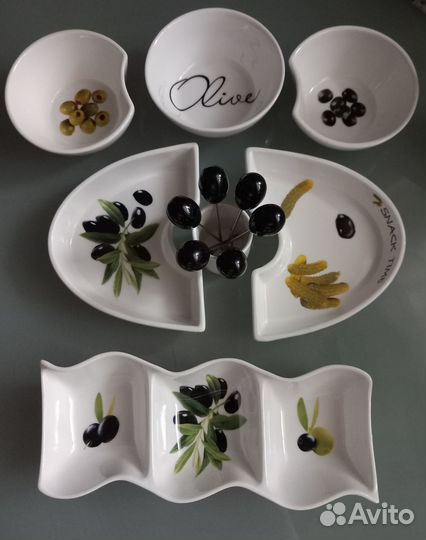 Набор для закусок WD collection olive