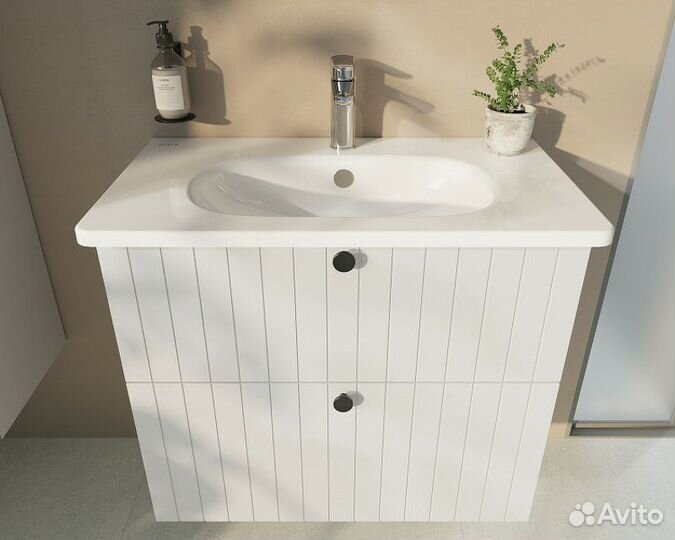 Тумба с раковиной Vitra Root Groove 80 69436 подв