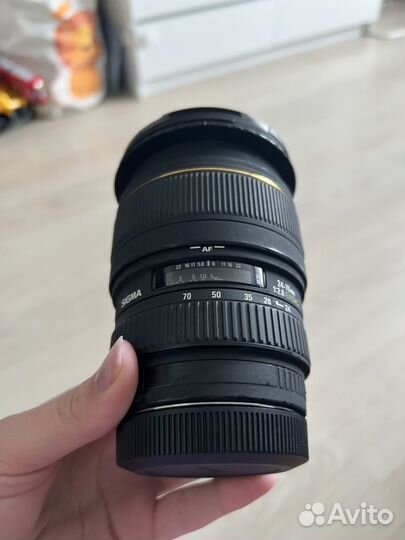 Светосильный объектив sigma 27-70 2.8 canon