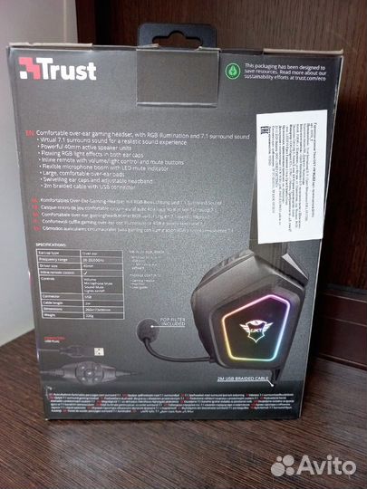 Проводная гарнитура Trust GXT 450 blizz