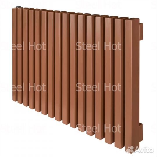 Горизонтальный радиатор отопления Steel-Hot