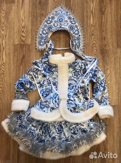 Новогодний костюм снегурочки