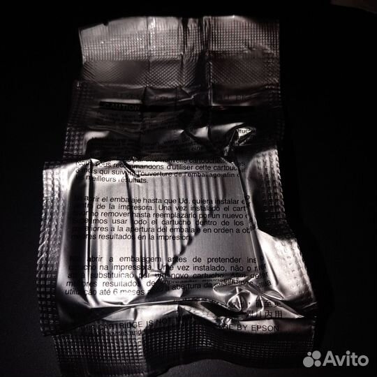 Картридж чёрный для принтера epson stylue color