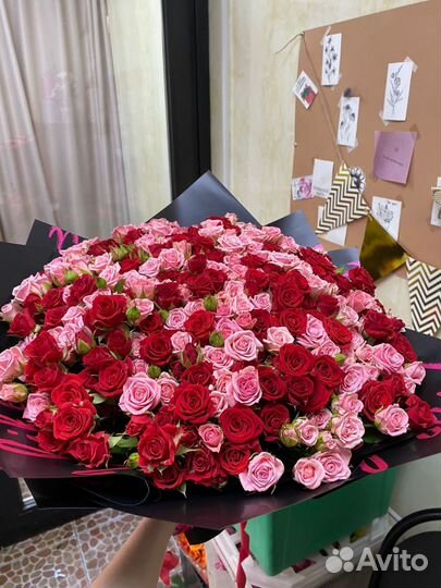 Цветы букеты 101 Роза