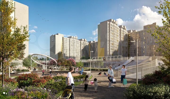 2-к. квартира, 64 м², 12/16 эт.