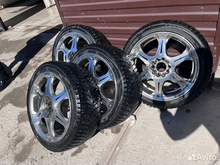 Литые диски r17 5x110 бу, резина зимняя