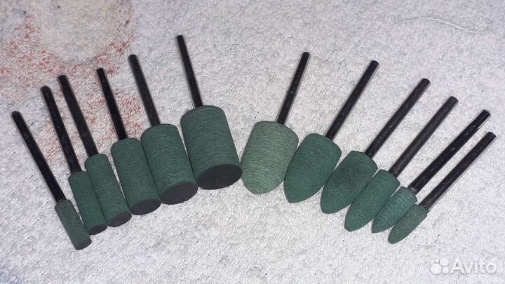 Фрезы 12 шт для маникюра, 3мм, новые