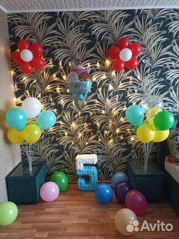 Объёмная цифра 5 для фотосесии