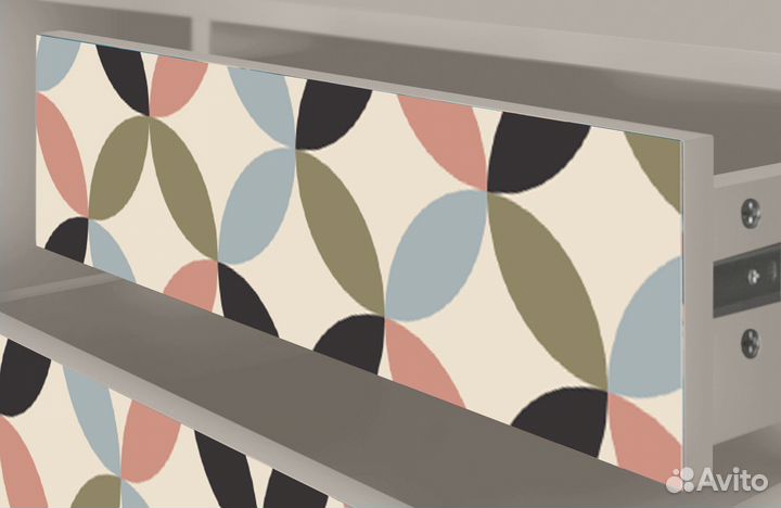 Тв-тумба T4 - Сатин - Butterfly Effect