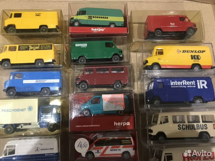 Модели Mercedes от Herpa Wiking масштаб 1:87