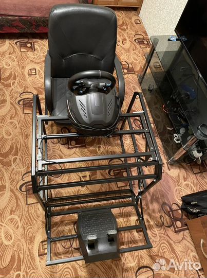 Руль thrustmaster t300 rs с креплением
