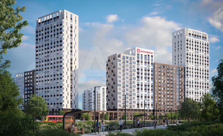 2-к. квартира, 63,5 м², 3/25 эт.