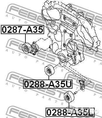 Ролик обводной комплект