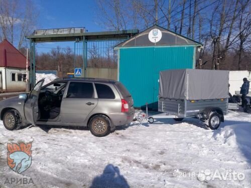 Прицеп 10.024 с тентом 128 см для хоз. дел